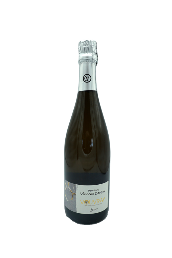Photo Brut, appellation Vouvray. 13.50€, fruité, expressif, bonne persistance, notes d'amande grillée. 8-11°C.