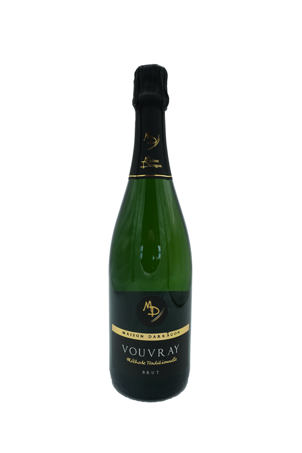 Photo Méthode traditionnelle brut, appellation Vouvray. 8.50€, nez très expressif, bulles fines. 8-10°C.
