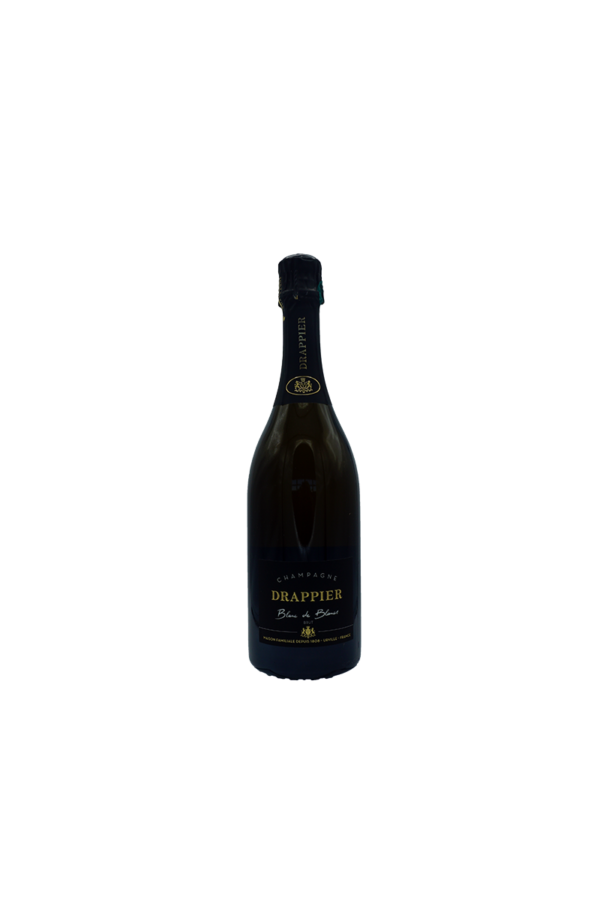 Photo Blanc de Blancs Signature, appellation Champagne. 34.00€, notes de pêche blanche, poire mais aussi florales comme la pivoine, 7°C.