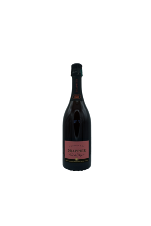 Photo Rosé de saignée, appellation Champagne. 34.00€, notes de framboises et de mûres. Puissant, rond et ample, 8°C.
