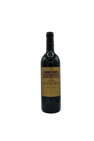 Château Cantenac Brown - 1996, arômes de cassis, réglisse et de vanille. S'accorde avec un gigot rôti, et une côte de bœuf à la moelle.