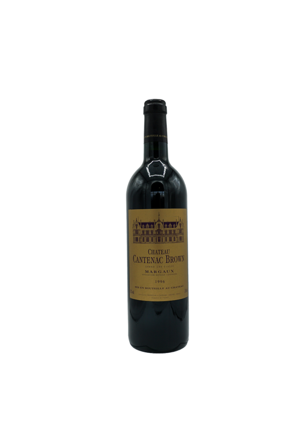 Château Cantenac Brown - 1996, arômes de cassis, réglisse et de vanille. S'accorde avec un gigot rôti, et une côte de bœuf à la moelle.