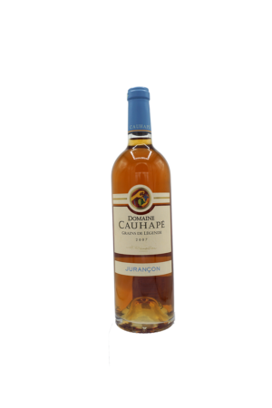 Jurançon Grains de Légende Domaine Cauhapé - 2007, douces notes de fruits confits, coing, litchi, miel, cannelle et pain grillé.