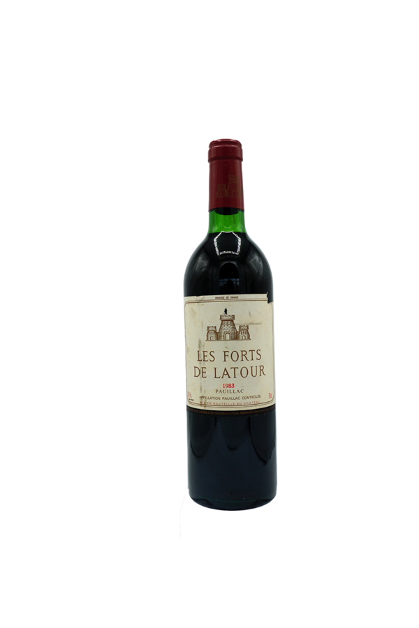 Les Forts de Latour - 1983, souple et mûr, arômes de noisette et de cassis. S'accorde avec une bavette aux échalotes et un pigeon rôti.