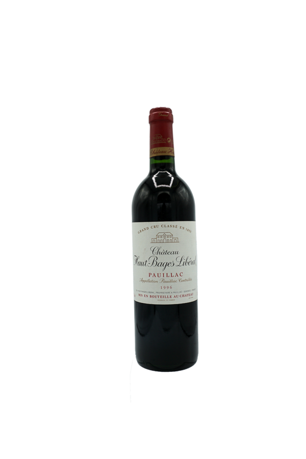 Château Haut Bages Libéral - 1996, arômes de cassis confituré et notes de chêne neuf. S'accorde avec un rôti de biche.