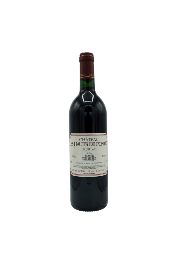 Château Les Hauts de Pontet - 1990, nez de sous-bois, griotte et pruneau. Les tanins sont fondus, finale sur la cerise.