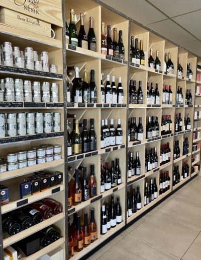 Cave à vins, épicerie, champagne, bougogne,