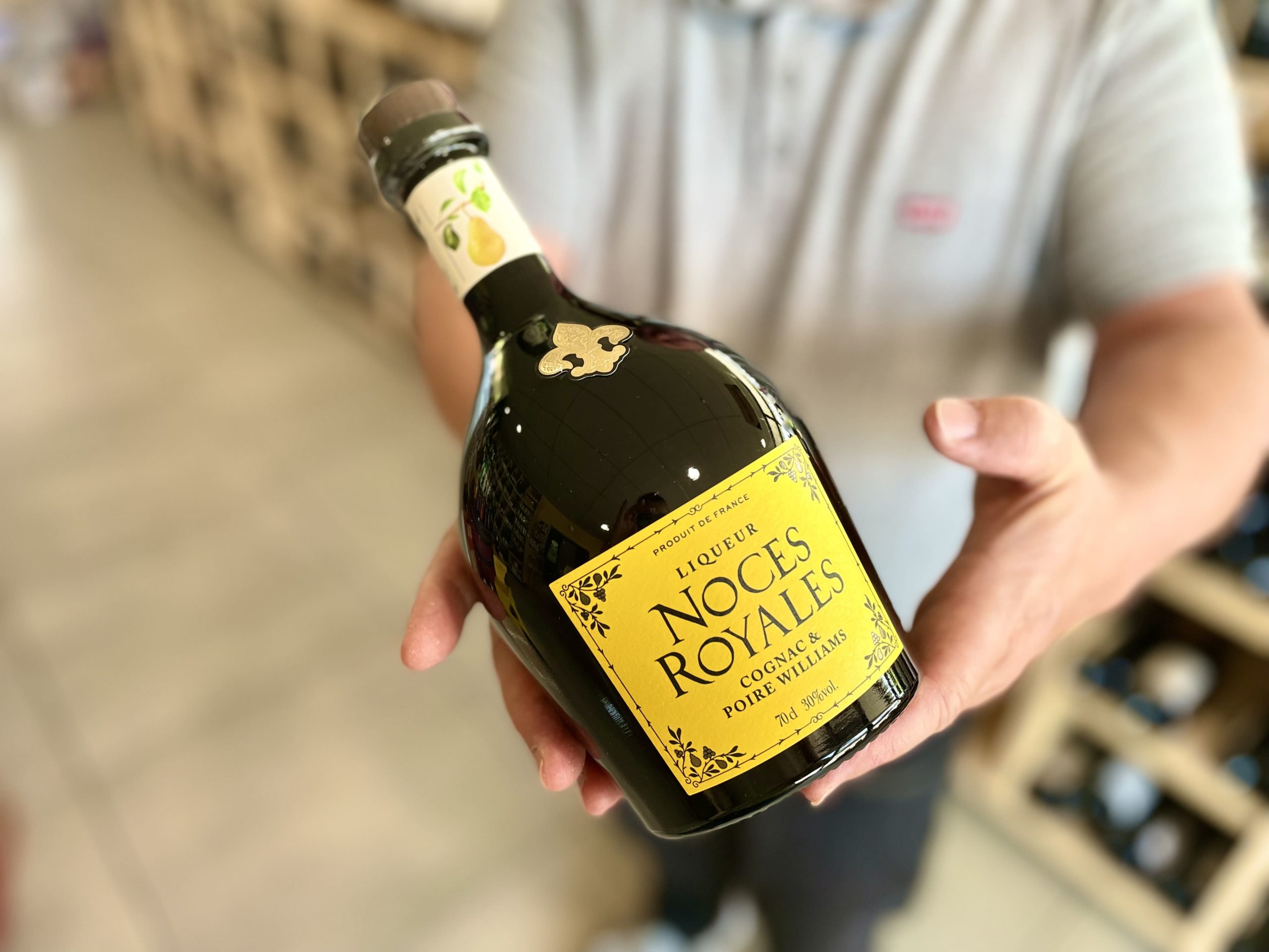 Photo de la bouteille Noces Royales liqueur de poire cognac